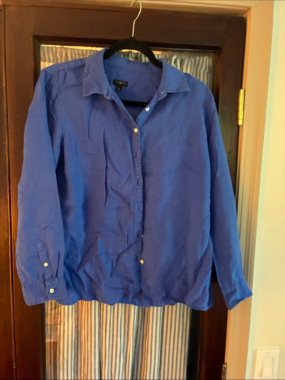 Talbots Cobalt Blue Women's Button-Down Shirt